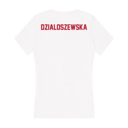 Arkansas State - NCAA Women's Cross Country : Maja Dzialoszewska - Women's V-Neck T-Shirt-1
