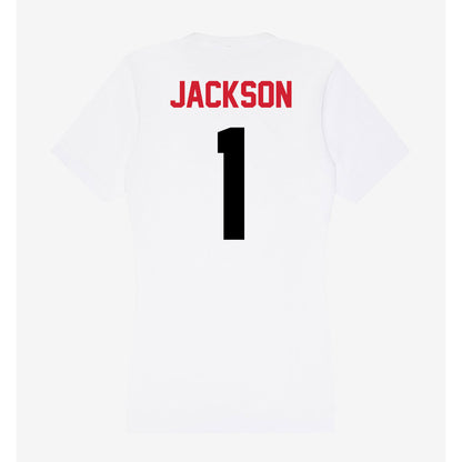 Arkansas State - NCAA Football : Braden Jackson - Women's V-Neck T-Shirt-1