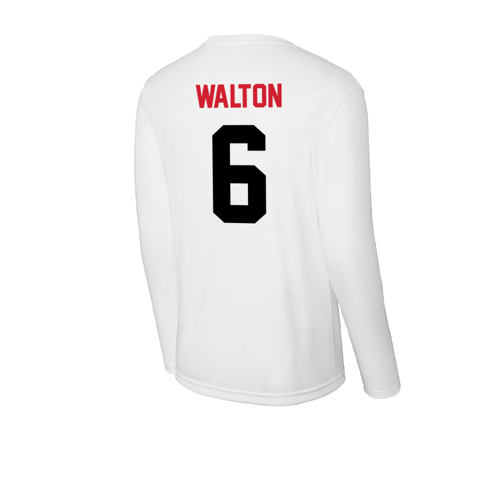 Arkansas State - NCAA Baseball : Lane Walton - Activewear Long Sleeve T-Shirt-1