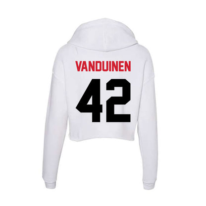 Arkansas State - NCAA Women's Bowling : Karli Vanduinen - Women's Crop Fleece Hoodie-1