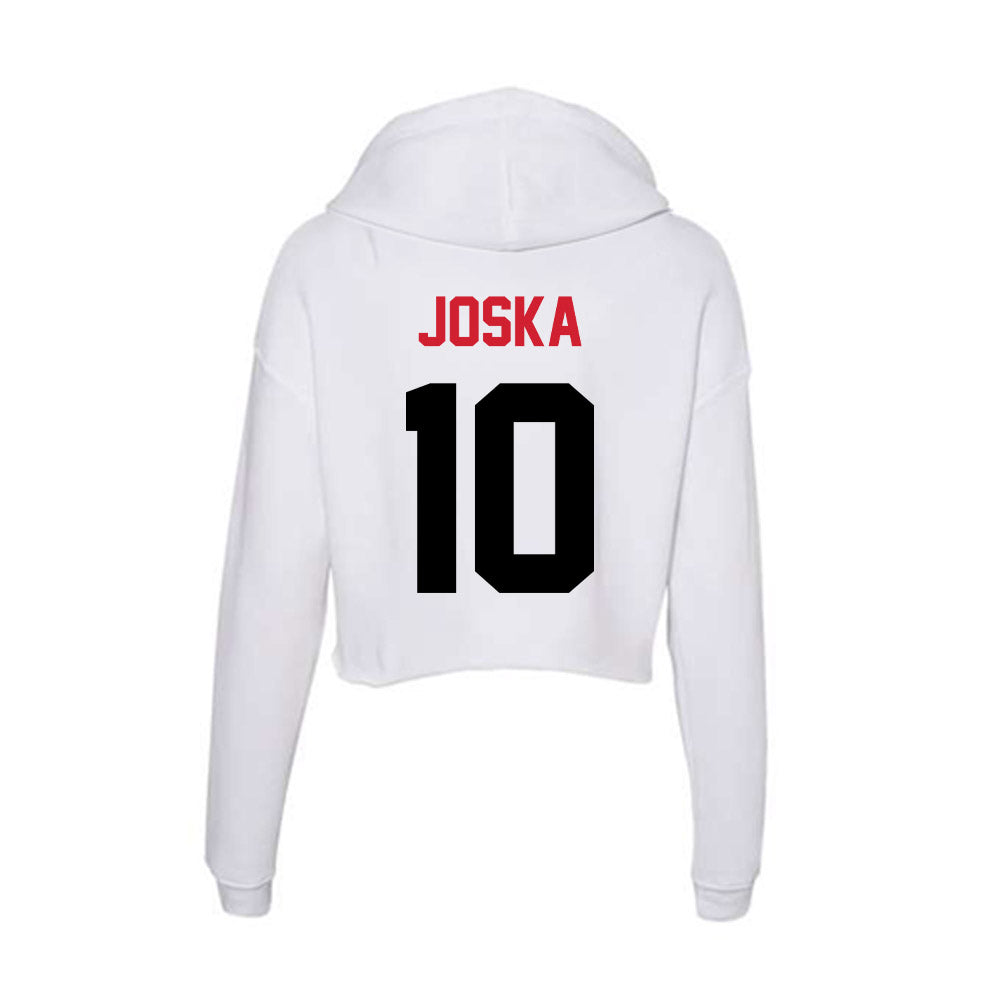 Arkansas State - NCAA Women's Volleyball : Maya Joska - Women's Crop Fleece Hoodie-1