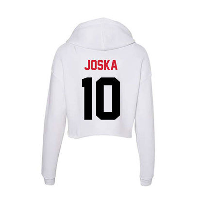 Arkansas State - NCAA Women's Volleyball : Maya Joska - Women's Crop Fleece Hoodie-1