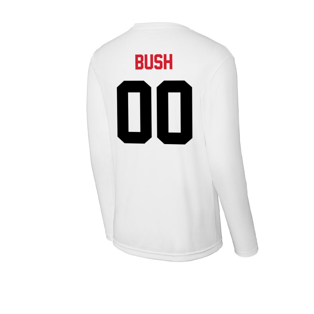 Arkansas State - NCAA Football : Jabari Bush - Performance Long Sleeve T-Shirt-1