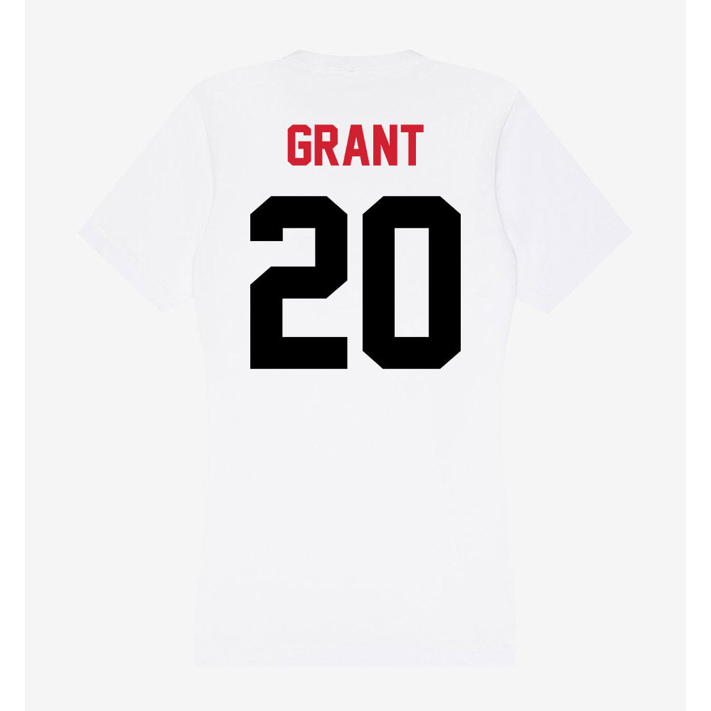 Arkansas State - NCAA Football : TJ Grant - Women's V-Neck T-Shirt-1