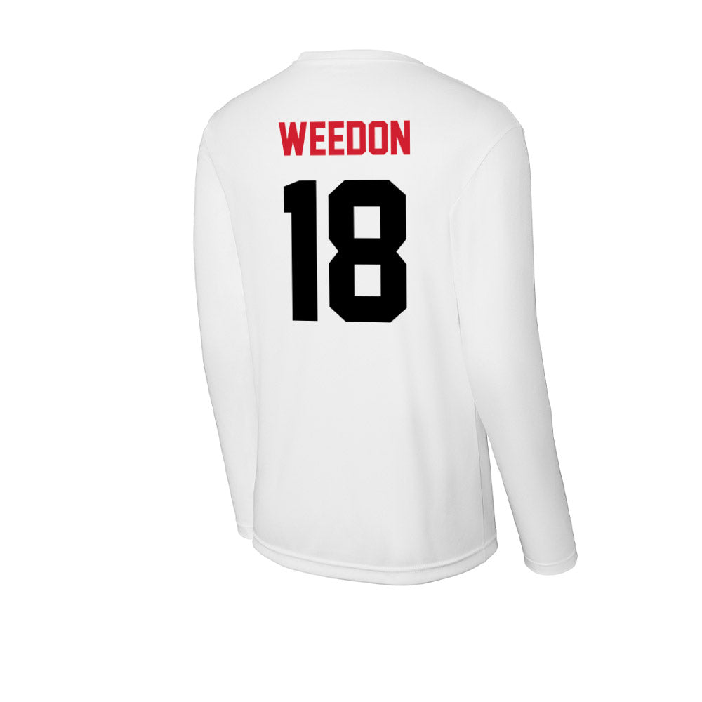 Arkansas State - NCAA Football : Malekhi Weedon - Activewear Long Sleeve T-Shirt-1