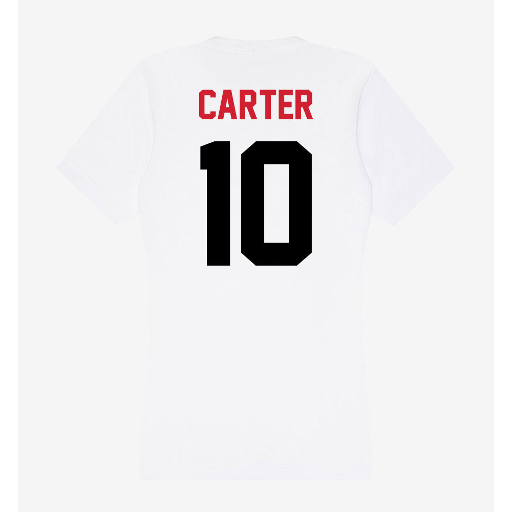Arkansas State - NCAA Football : Tony Carter - Women's V-Neck T-Shirt-1