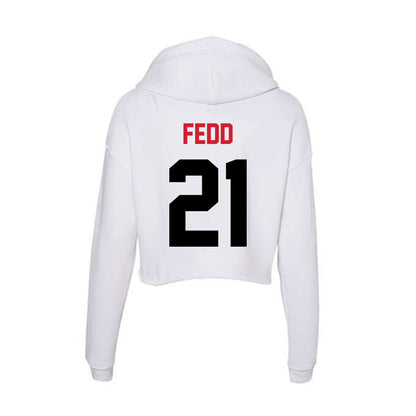 Arkansas State - NCAA Football : Deshaun Fedd - Women's Crop Fleece Hoodie-1