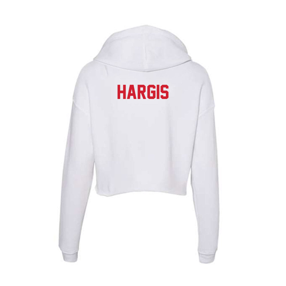 Arkansas State - NCAA Women's Track & Field : Ivanna Hargis - Women's Crop Fleece Hoodie-1
