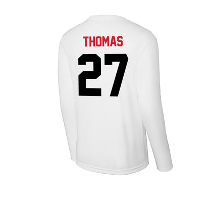 Arkansas State - NCAA Football : AJ Thomas - Activewear Long Sleeve T-Shirt-1