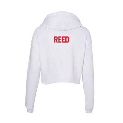 Arkansas State - NCAA Men's Golf : Milan Reed - Women's Crop Fleece Hoodie-1