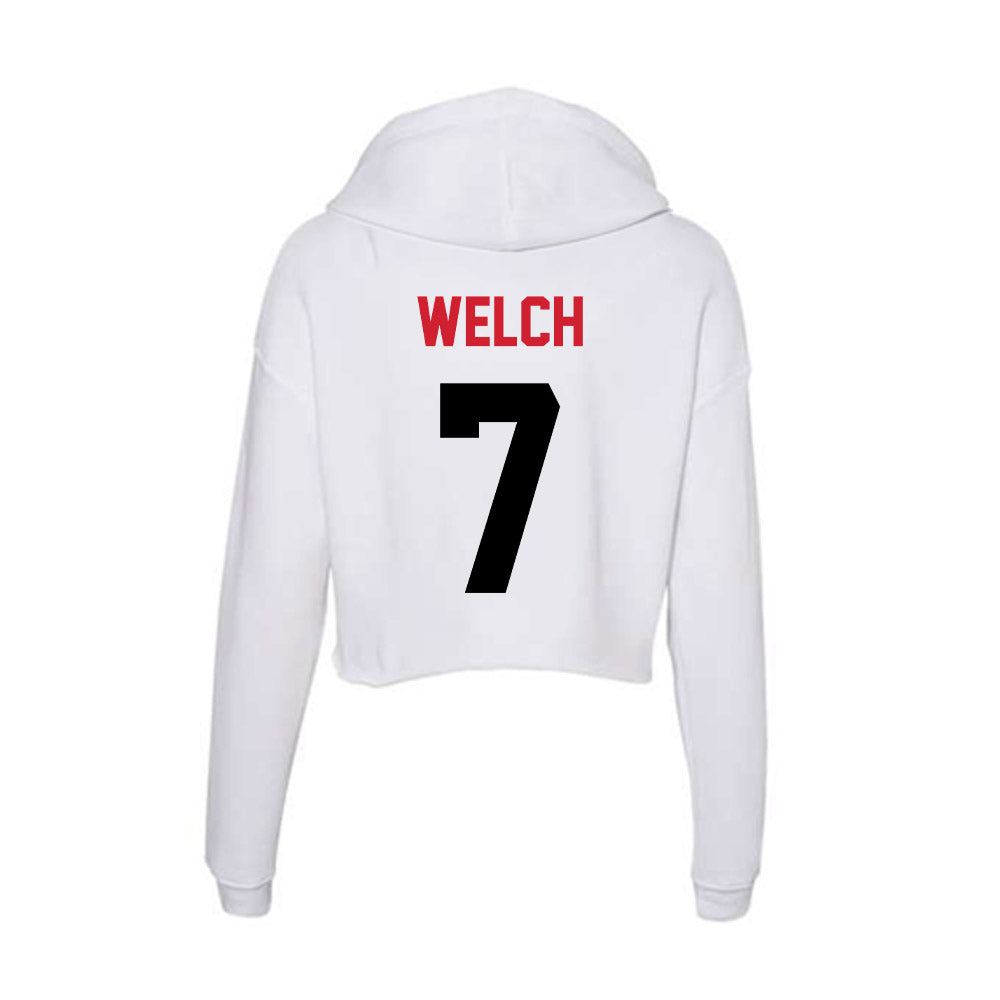 Arkansas State - NCAA Women's Bowling : Faith Welch - Women's Crop Fleece Hoodie-1