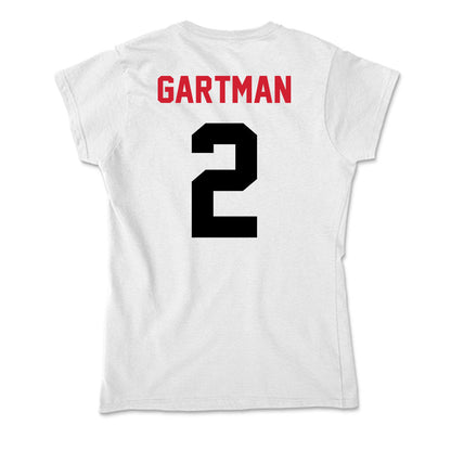 Arkansas State - NCAA Baseball : Andrew Gartman - Soft Style Women’s T-Shirt-1