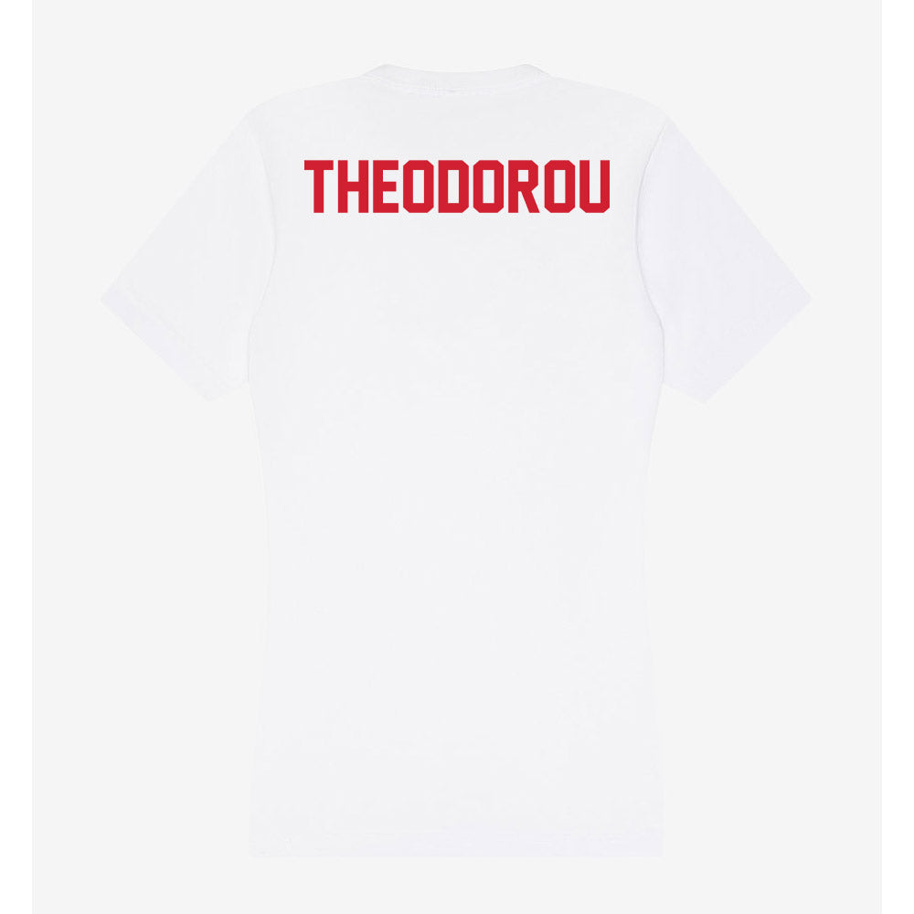 Arkansas State - NCAA Women's Gymnastics : Alex Theodorou - Women's V-Neck T-Shirt-1