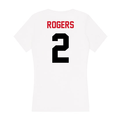 Arkansas State - NCAA Women's Basketball : Wynter Rogers - Women's V-Neck T-Shirt-1
