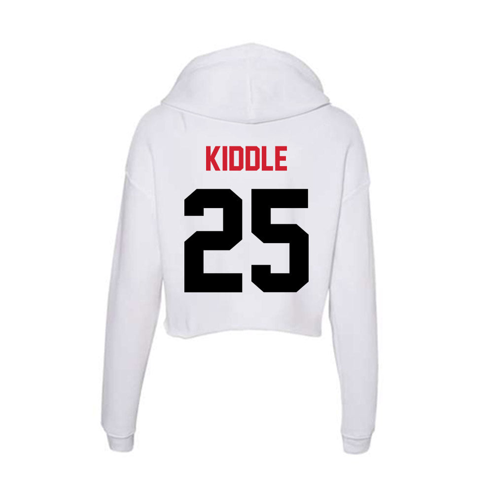 Arkansas State - NCAA Women's Bowling : Aubrey Kiddle - Women's Crop Fleece Hoodie-1