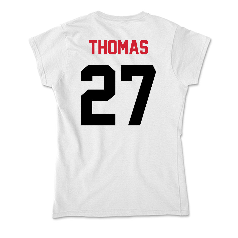 Arkansas State - NCAA Football : AJ Thomas - Soft Style Women’s T-Shirt-1