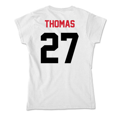 Arkansas State - NCAA Football : AJ Thomas - Soft Style Women’s T-Shirt-1