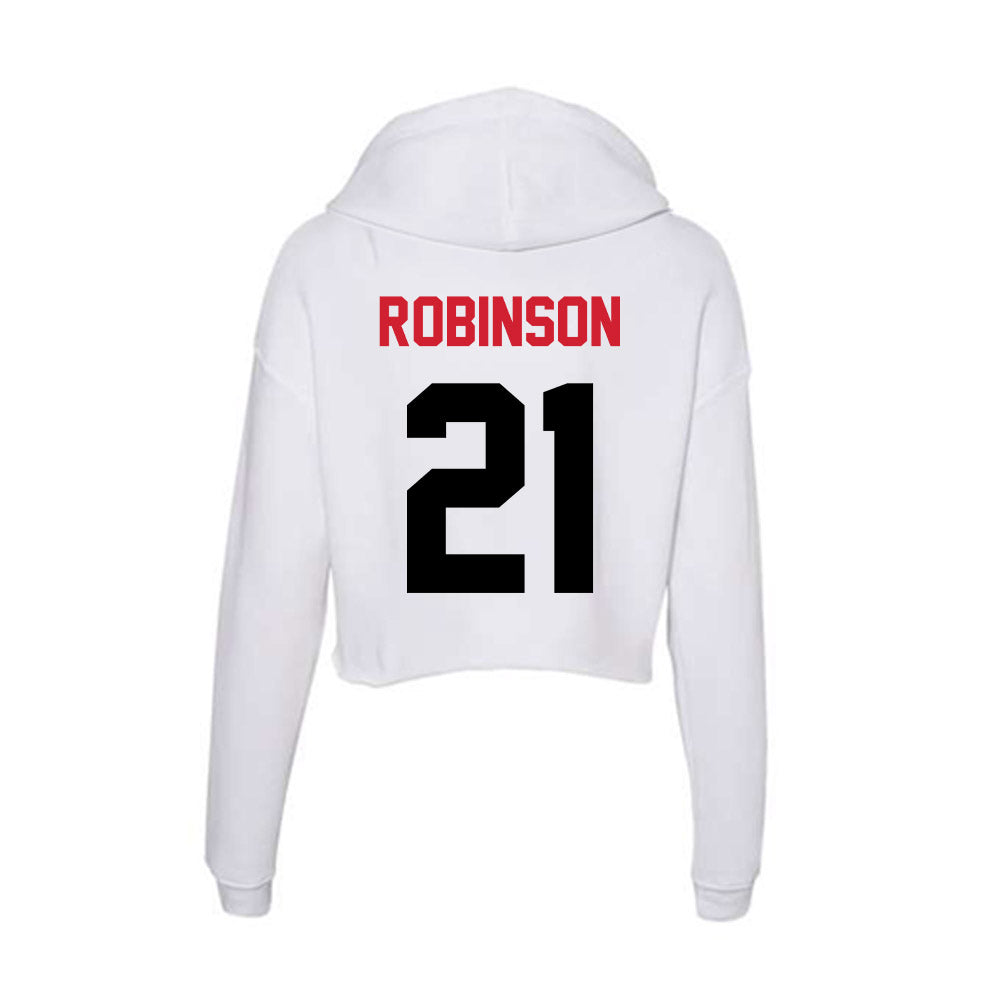 Arkansas State - NCAA Women's Soccer : McKenzie Robinson - Women's Crop Fleece Hoodie-1