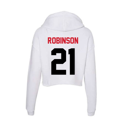 Arkansas State - NCAA Women's Soccer : McKenzie Robinson - Women's Crop Fleece Hoodie-1
