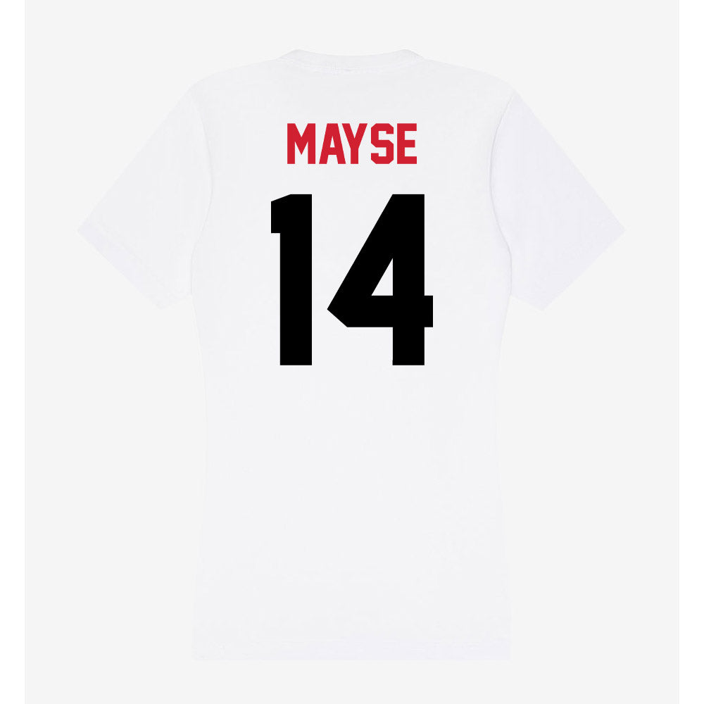 Arkansas State - NCAA Baseball : Myles Mayse - Women's V-Neck T-Shirt-1