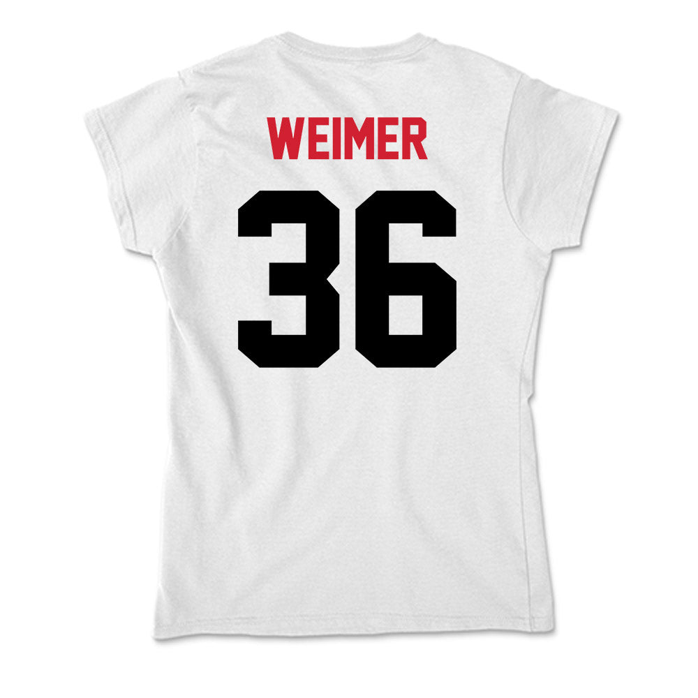 Arkansas State - NCAA Baseball : Tyler Weimer - Soft Style Women’s T-Shirt-1