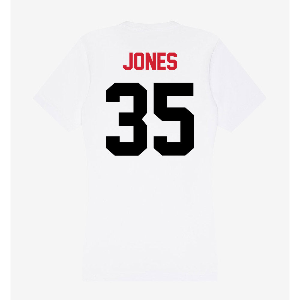 Arkansas State - NCAA Women's Soccer : Maya Jones - Women's V-Neck T-Shirt-1