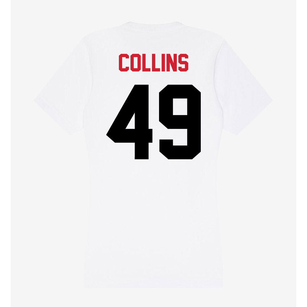 Arkansas State - NCAA Baseball : Tate Collins - Women's V-Neck T-Shirt-1