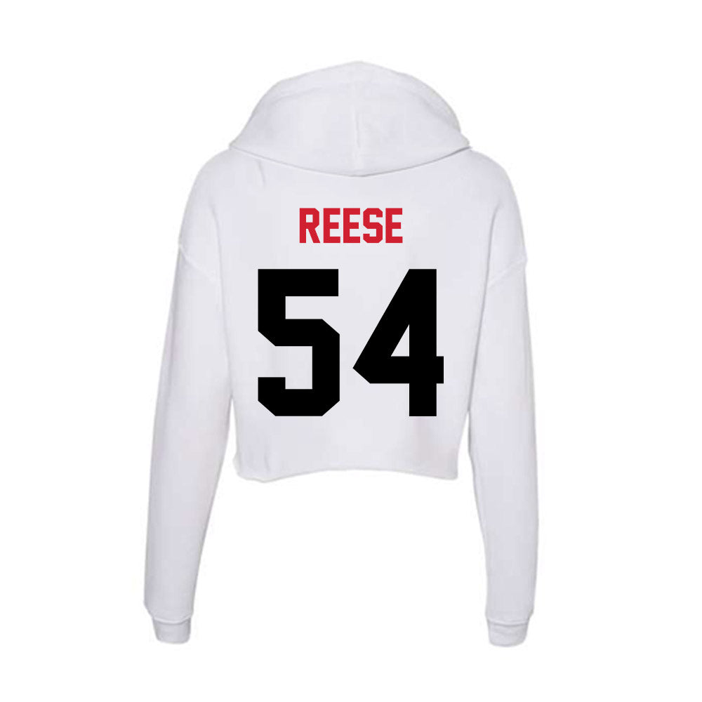 Arkansas State - NCAA Football : Ryan Reese - Women's Crop Fleece Hoodie-1