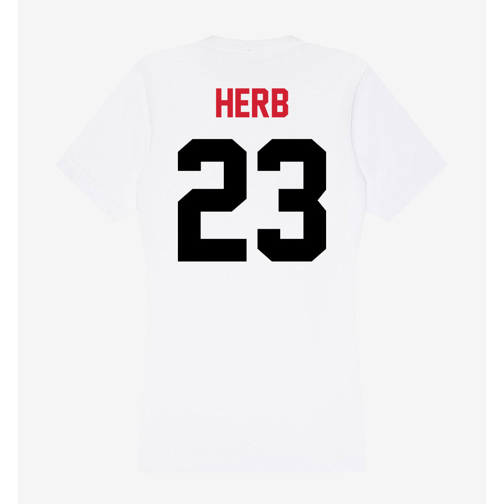 Arkansas State - NCAA Baseball : Tyler Herb - Women's V-Neck T-Shirt-1