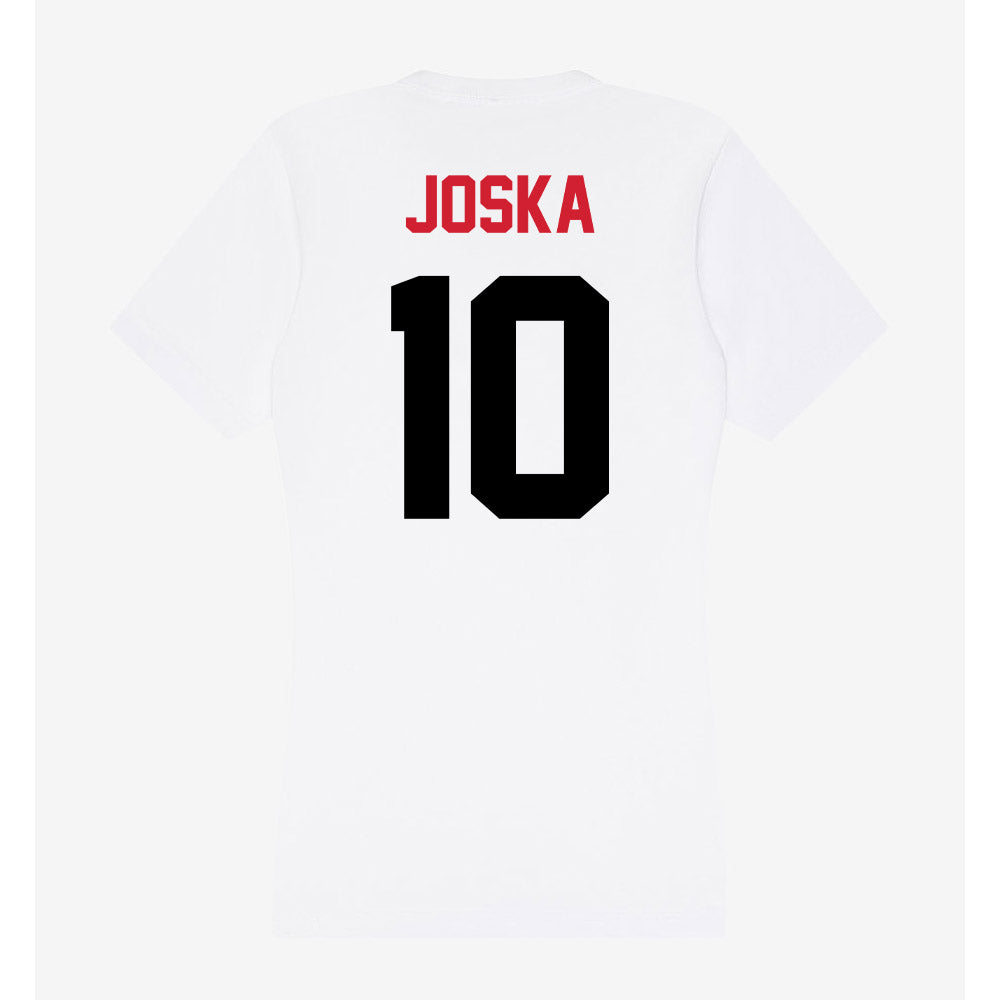 Arkansas State - NCAA Women's Volleyball : Maya Joska - Women's V-Neck T-Shirt-1