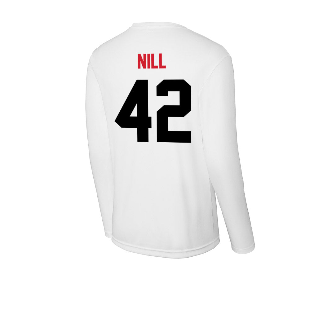 Arkansas State - NCAA Football : Kyle Nill - Activewear Long Sleeve T-Shirt-1