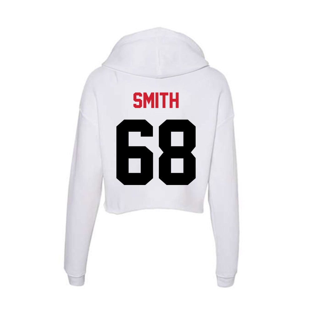 Arkansas State - NCAA Football : Tristian Smith - Women's Crop Fleece Hoodie-1