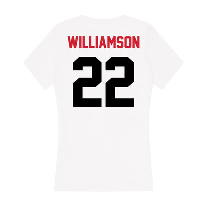 Arkansas State - NCAA Women's Soccer : Aliyah Williamson - Women's V-Neck T-Shirt-1