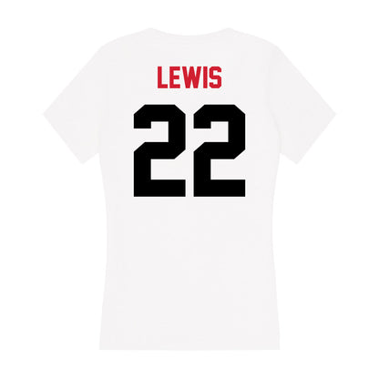 Arkansas State - NCAA Women's Volleyball : Devyn Lewis - Women's V-Neck T-Shirt-1