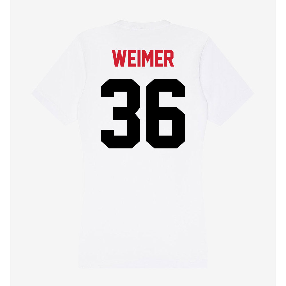 Arkansas State - NCAA Baseball : Tyler Weimer - Women's V-Neck T-Shirt-1