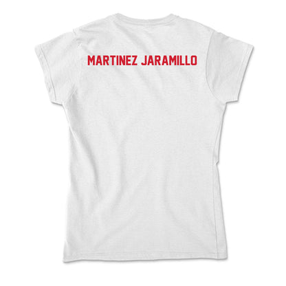 Arkansas State - NCAA Men's Track & Field : Carlo Martinez Jaramillo - Soft Style Women’s T-Shirt-1