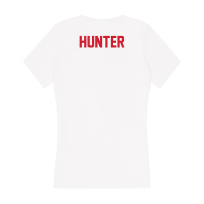 Arkansas State - NCAA Women's Track & Field : Maggie Hunter - Women's V-Neck T-Shirt-1
