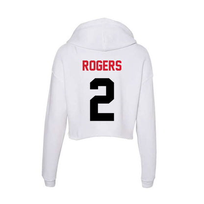 Arkansas State - NCAA Women's Basketball : Wynter Rogers - Women's Crop Fleece Hoodie-1