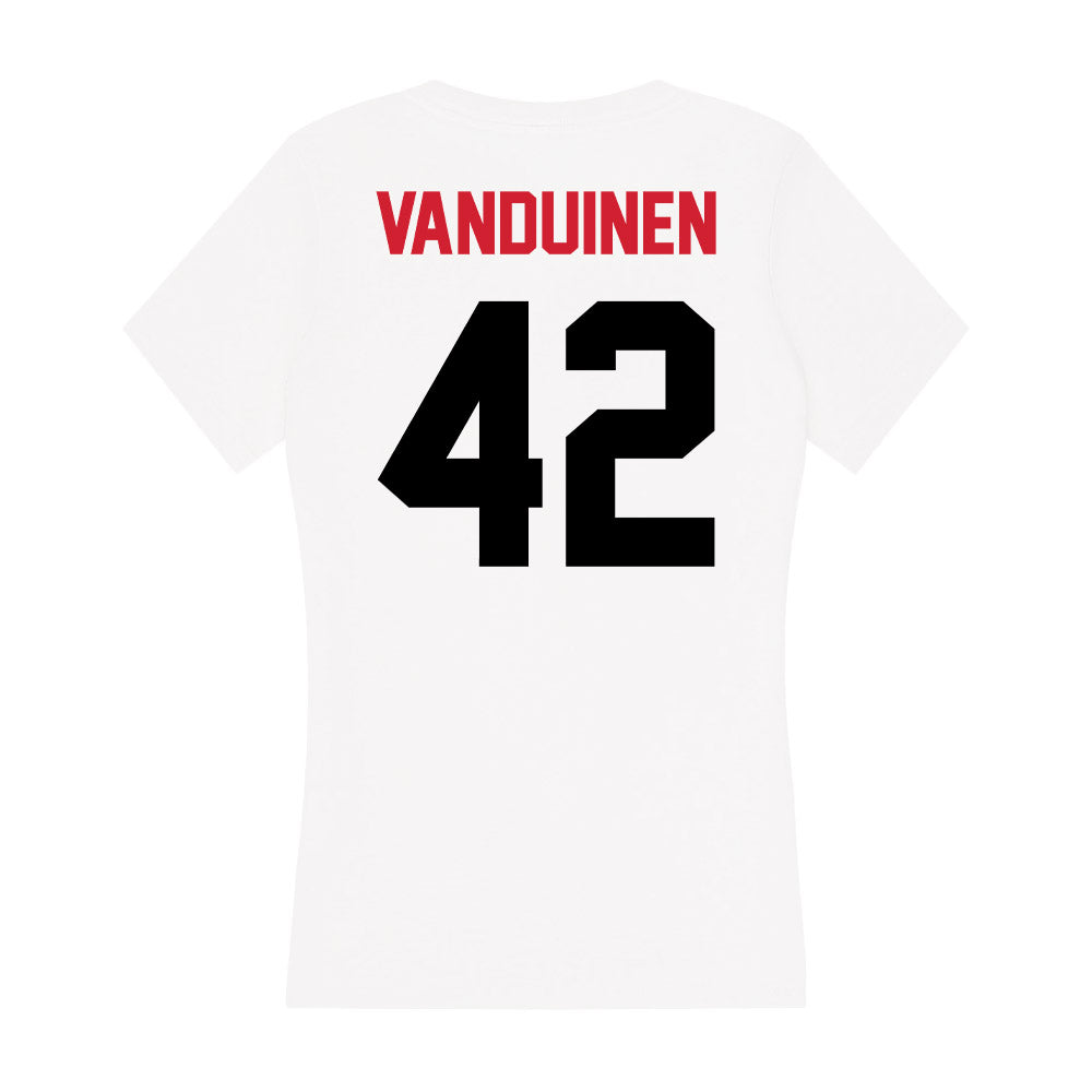 Arkansas State - NCAA Women's Bowling : Karli Vanduinen - Women's V-Neck T-Shirt-1