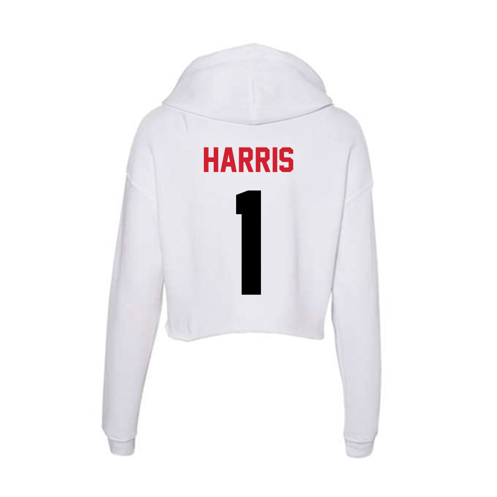 Arkansas State - NCAA Women's Volleyball : Abby Harris - Women's Crop Fleece Hoodie-1
