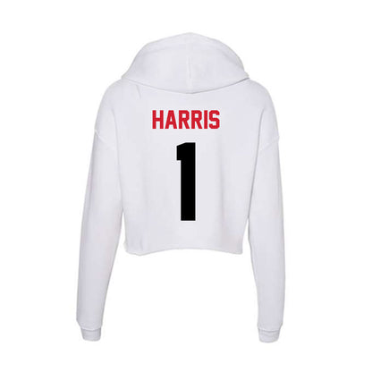 Arkansas State - NCAA Women's Volleyball : Abby Harris - Women's Crop Fleece Hoodie-1