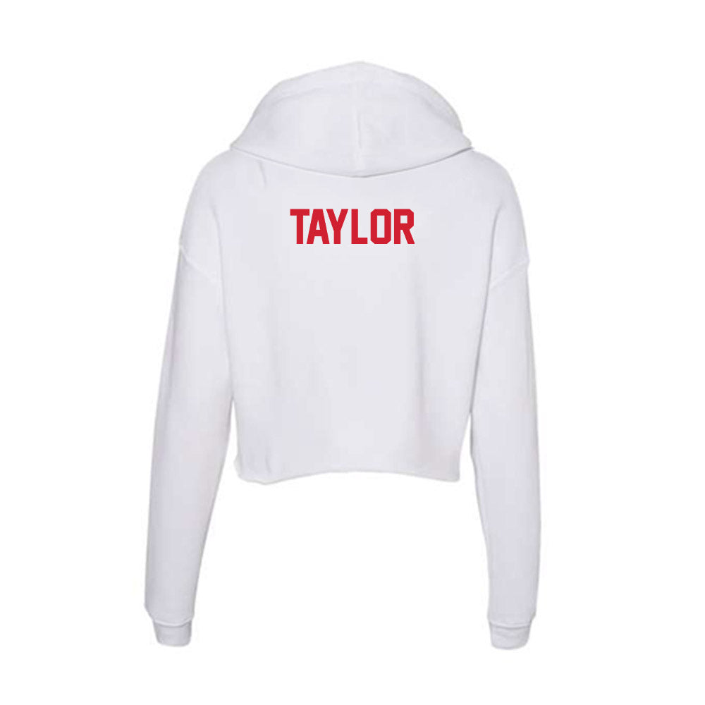 Arkansas State - NCAA Women's Track & Field : Alexis Taylor - Women's Crop Fleece Hoodie-1