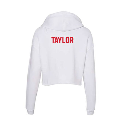 Arkansas State - NCAA Women's Track & Field : Alexis Taylor - Women's Crop Fleece Hoodie-1
