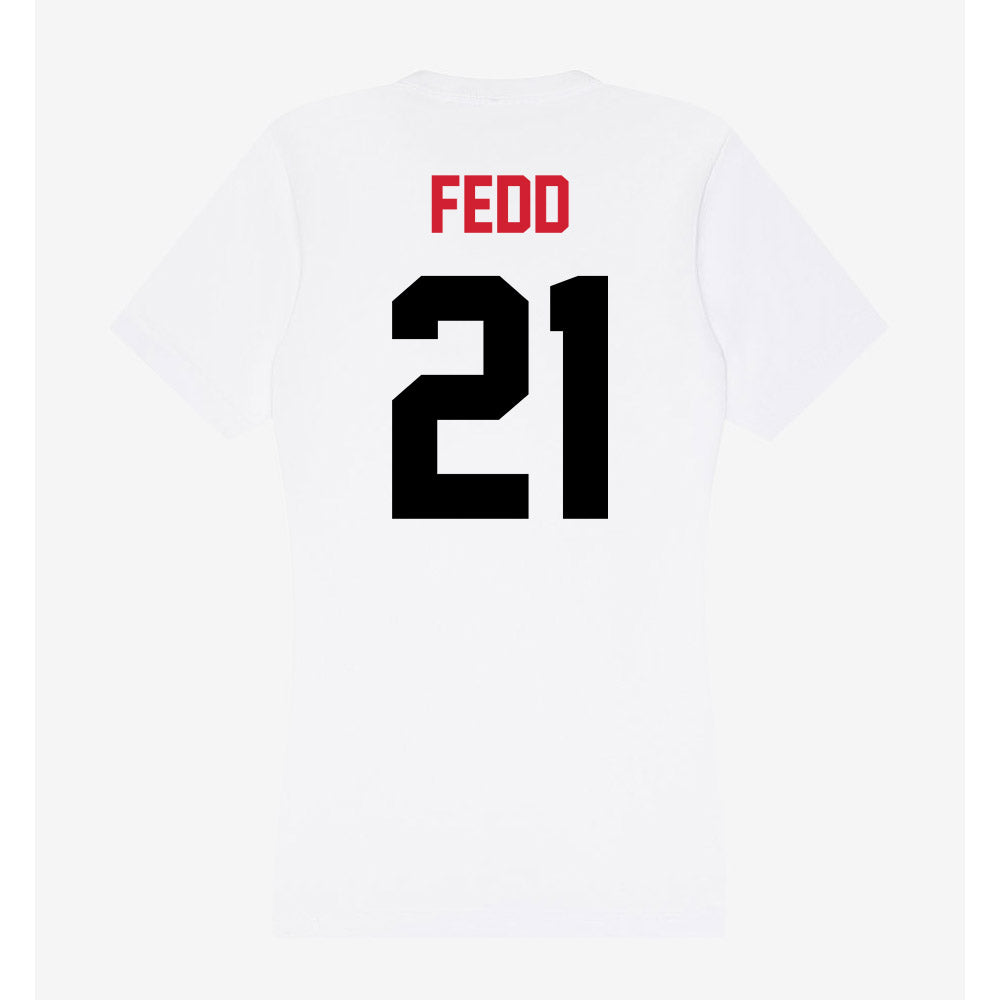 Arkansas State - NCAA Football : Deshaun Fedd - Women's V-Neck T-Shirt-1