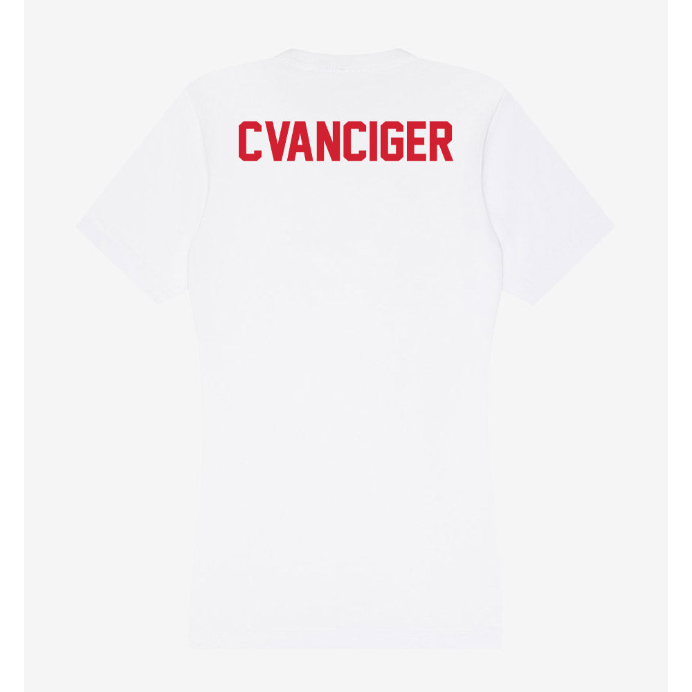 Arkansas State - NCAA Women's Tennis : Lilly Cvanciger - Women's V-Neck T-Shirt-1