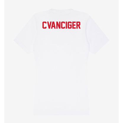 Arkansas State - NCAA Women's Tennis : Lilly Cvanciger - Women's V-Neck T-Shirt-1