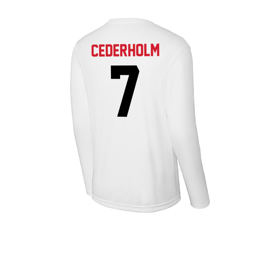 Arkansas State - NCAA Women's Soccer : Tindra Cederholm - Performance Long Sleeve T-Shirt-1