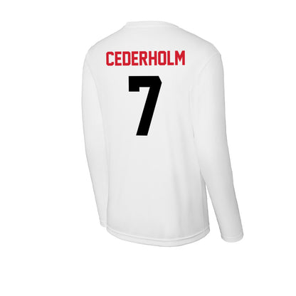 Arkansas State - NCAA Women's Soccer : Tindra Cederholm - Performance Long Sleeve T-Shirt-1