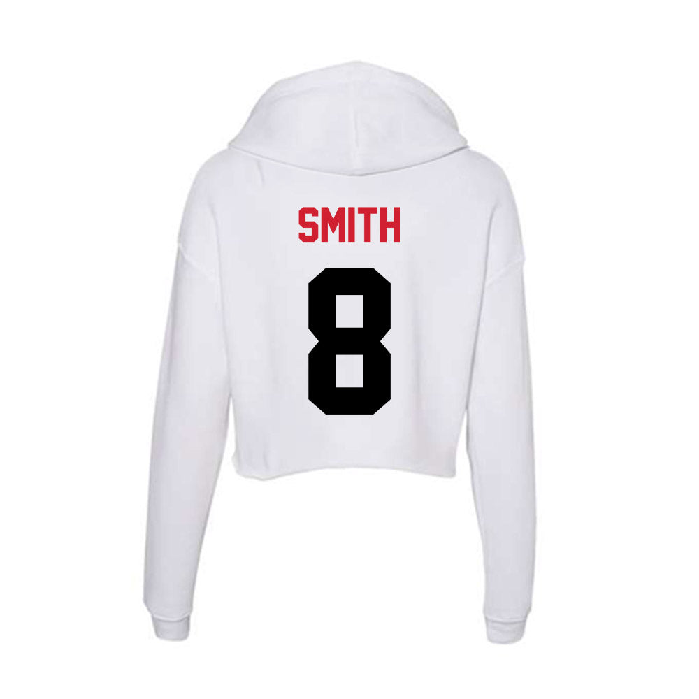 Arkansas State - NCAA Women's Soccer : Maggie Smith - Women's Crop Fleece Hoodie-1