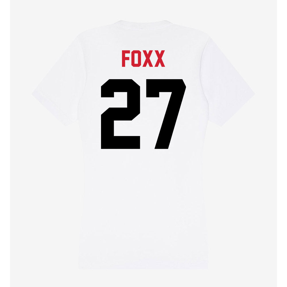 Arkansas State - NCAA Baseball : Jalen Foxx - Women's V-Neck T-Shirt-1